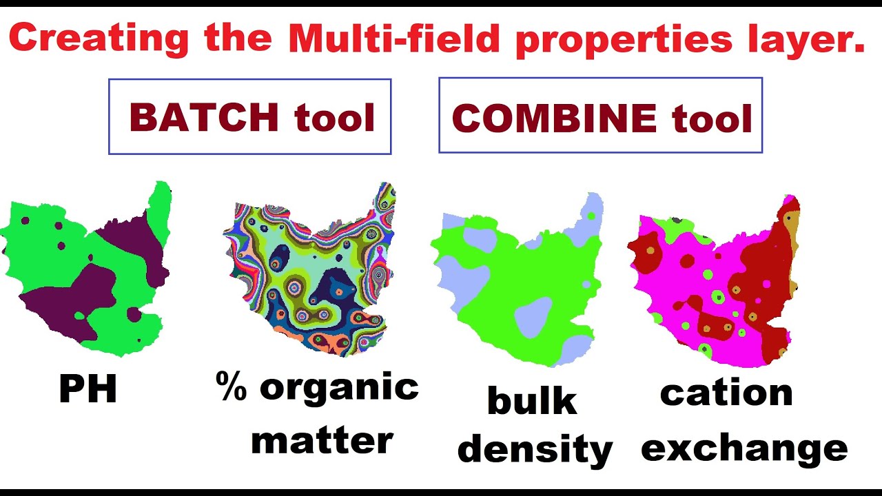 Creating the multi-field propoerties raster layers - YouTube