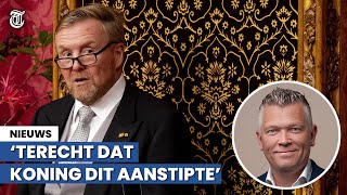 'Hierom nam koning woorden Palestina en genocide niet in de mond'