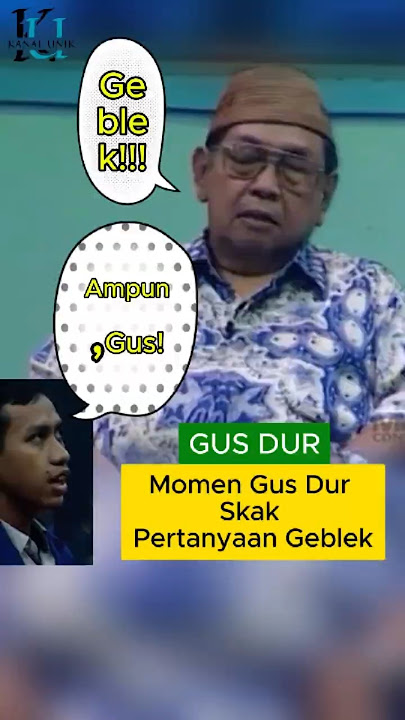 Gus Dur Siap Gak Digaji dan Bedanya dengan Megawati #gusdur #humorgusdur #nasihatgusdur #pesangusdur