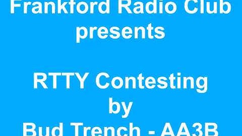RTTY Contesting