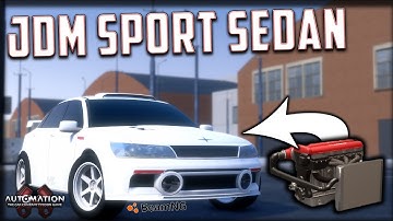 Building A JDM Sports Sedan Automation - BeamNG