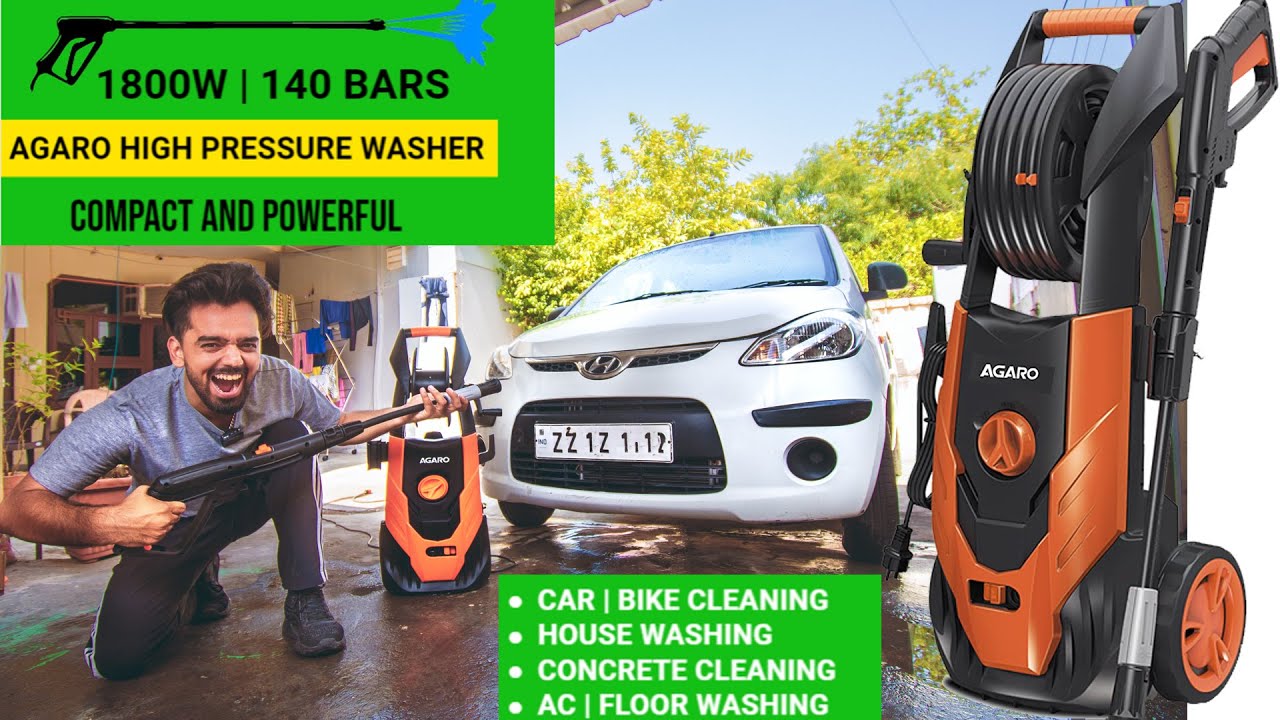 AGARO Royal High Pressure Washer Review 2023 1800 Watts 140 Bars