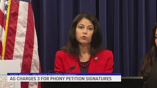 AG Nessel announces charges connected to phony signatures in Michigan race for governor