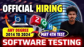 Zoho off campus drive 2014 to 2024 | any degree jobs | Zoho recruitment 2024 | Sharmilan