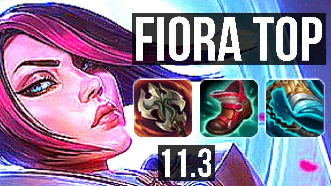 FIORA vs ZOE (TOP) | 6 solo kills, 8/1/2, 1.0M mastery, Dominating, 300+ games | EUW Diamond | v11.3