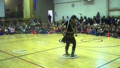 Cree Hoop dancer Maria Livingston