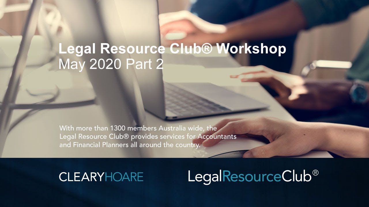 Legal Resource Club® Workshop 2020