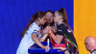 IRINA MOISOVA VS KORINNA KOVARI 60 kg European Championship 2023 Juniors Left Arm Finals