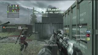 COD 4 first 100 kill game 100-52 Hardcore Headcuarters
