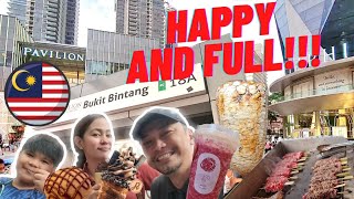 Filipino Family in Malaysia| Weekend Food Crawl at Bukit Bintang Kuala Lumpur
