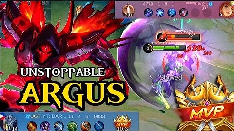 BECOME UNSTOPPABLE ARGUS WITH THIS BUILD | ARGUS NEW BUILD 2022 | #mobilelegends #argus #mlbbargus