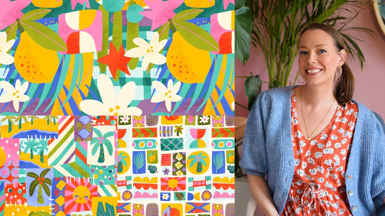 3 Patchwork Patterns Skillshare Class Preview - YouTube