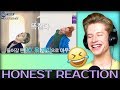 HONEST REACTION to BTS's favorite is imitating each other