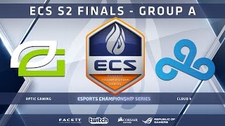 Optic vs Cloud9 - Map 1 - Dust 2 - Group A (ECS Season 2 LAN Finals)