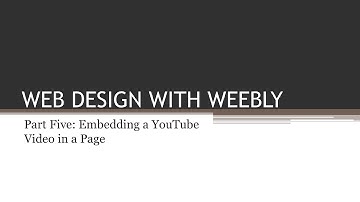 Web Design With Weebly Part 4 of 10: Creating a New Page