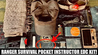 Ranger Survival Instructor Pocket EDC Kit!