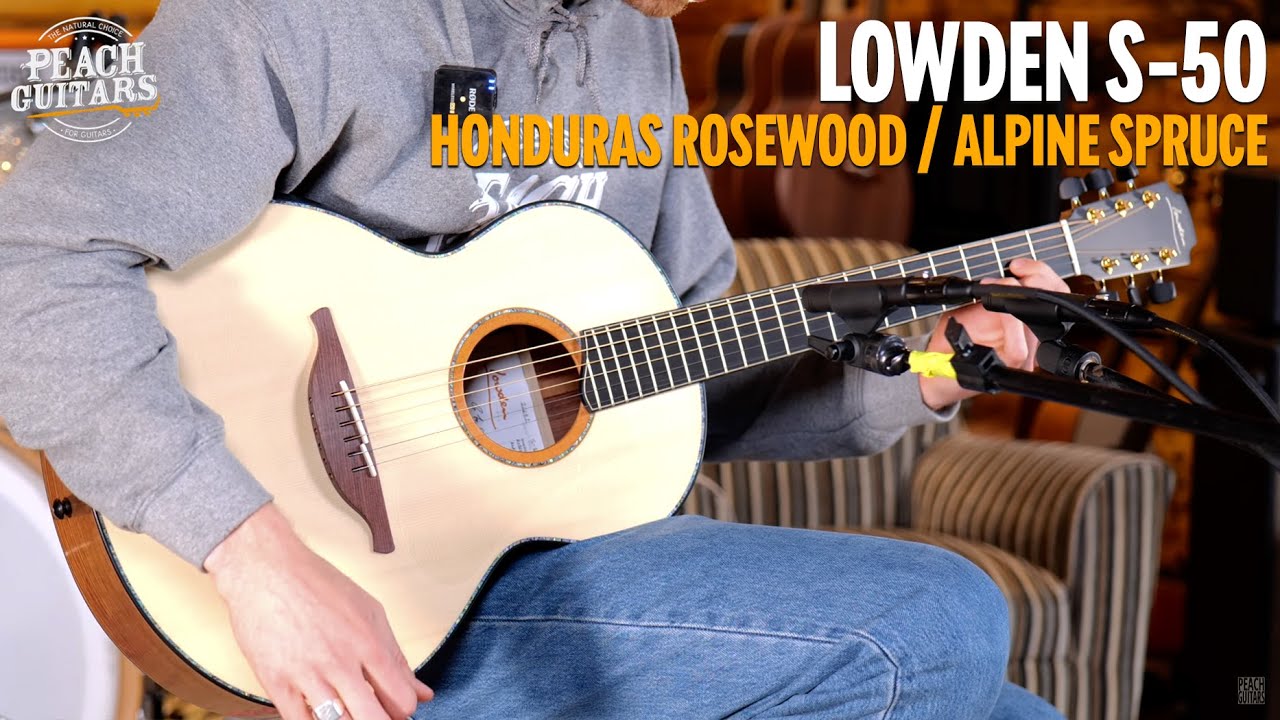 Lowden S-50 | Master Grade Honduras Rosewood - Master Grade Alpine