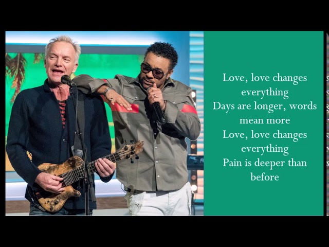 Sting & Shaggy - Love Changes Everything