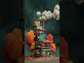 Tiny Cute Futuristic Themed Multi-story Micro Home