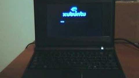 EeePC Booting Xubuntu
