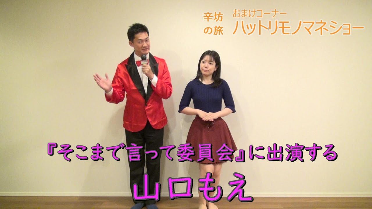 そこまで言って委員会 に出演する山口もえ 辛坊の旅おまけ ハットリものまねショー Youtube