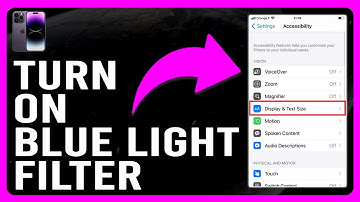 How To Turn On Blue Light Filter On iPhone (How To Enable/Activate Blue Light Filter On Your iPhone)