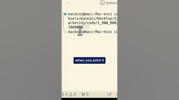 Trick to Make Large Number WAY More Readable In Python Code #programming #coding #python #beginner