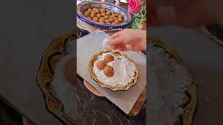 حلويات العيد / الغريبة المعلكة بالكركاع واللوز