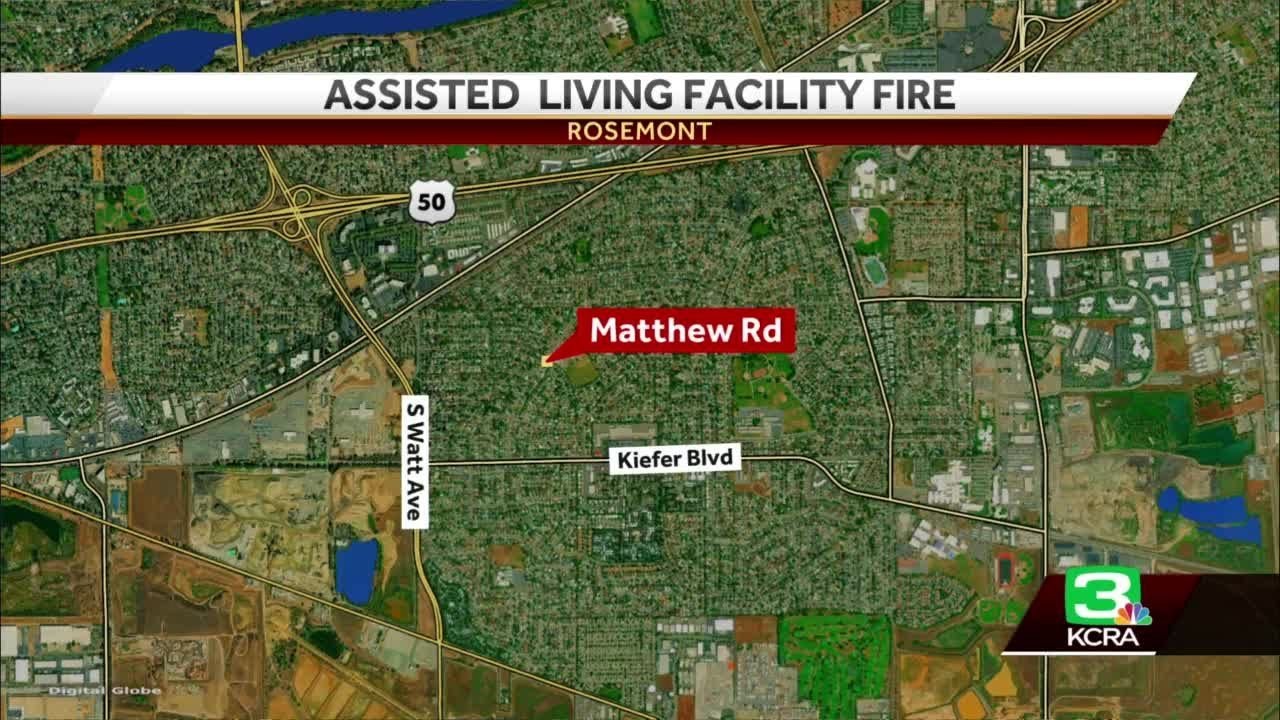 One injured in Sacramento County assisted living facility fire - YouTube