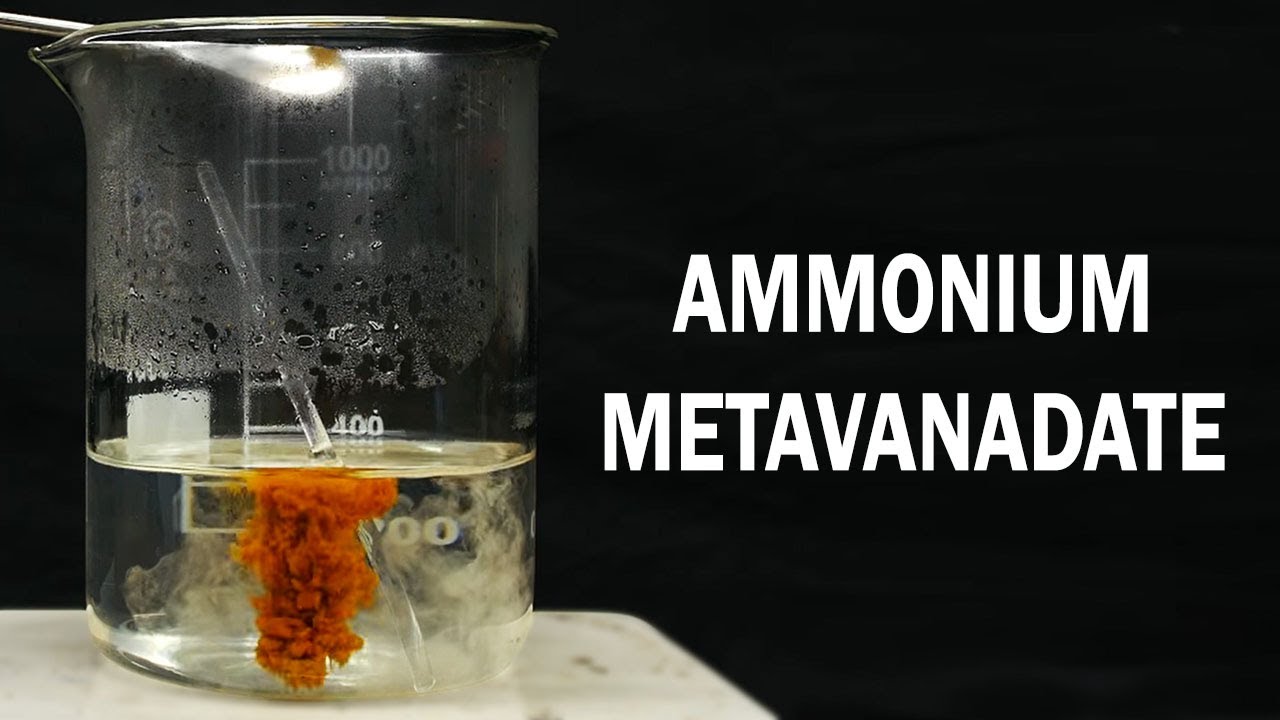 Making Ammonium Metavanadate
