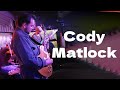 Cody Matlock soloing on Guitar with his unique blend of Soulful Funk, Blues and Rock