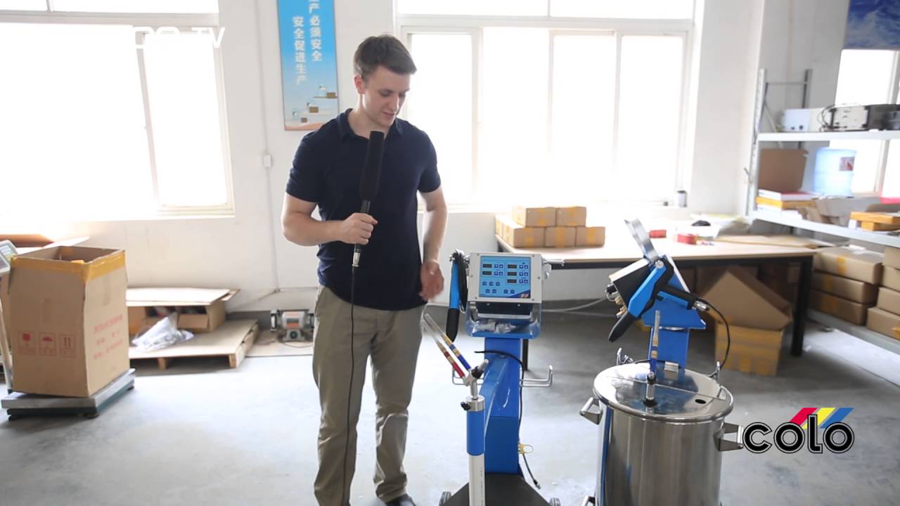 powder spray gun good for colour change