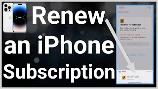 How To Renew Subscription On iPhone