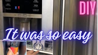 How to change Samsung Fridge Filter. DIY.