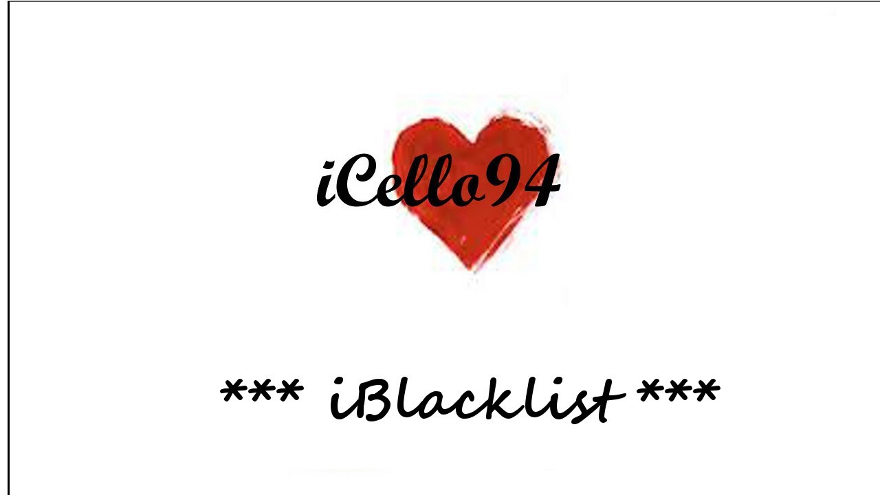 *** iBlacklist  ( Cydia App) ***