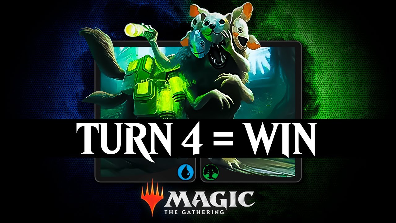 🥶🤢 TURN 4 = WIN - THE FASTEST SIMIC COMBO IN STANDARD | Duskmourn: House of Horror | MTG Arena
