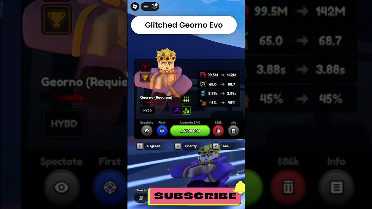 Anime Last Stand - Glitched Georno Showcase