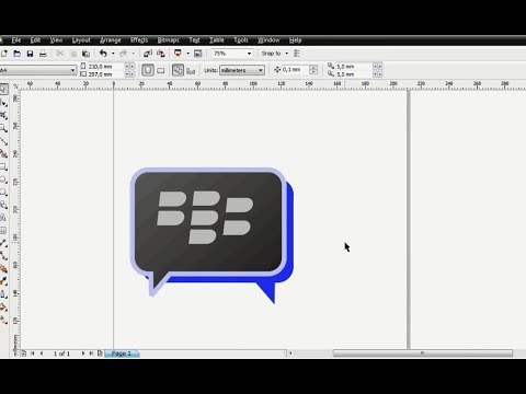 Cara Membuat Logo BBM menggunakan CorelDraw Dengan Mudah ...