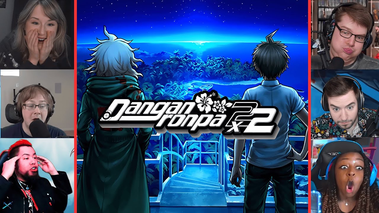YouTubers React to DANGANRONPA 2X2