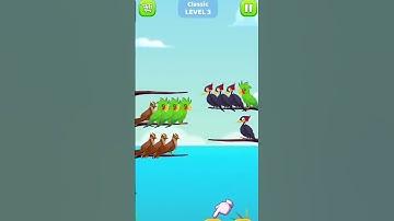 Bird Sort - Color Birds Game #shorts  gaming video part 3