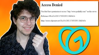 How To Fix GoDaddy Access Denied