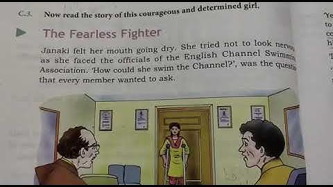 DAV nahan,class 5 .English reader ,unit 3(c). The fearless fighter (part 6)