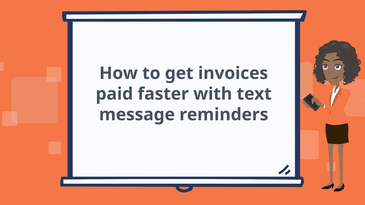 How to get invoices paid faster with text message reminders YouTube