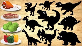Carnivore vs Herbivore Dinosaurs | Dinosaur Food Matching Game screenshot 4