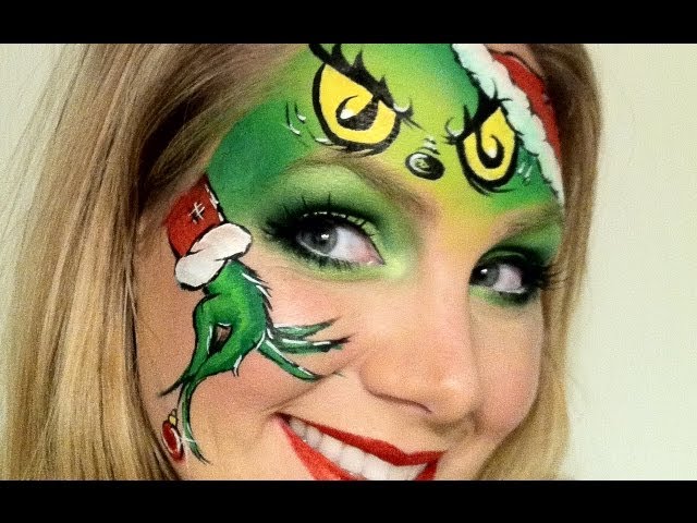 Replying to @kennedi71854 Full Grinch Christmas Makeup Transformation