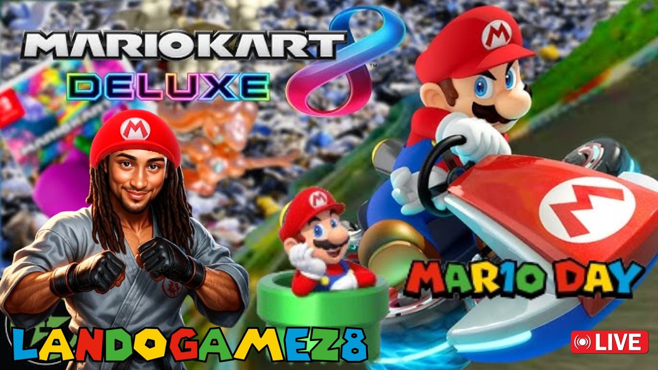 🔴LIVE🔴HAPPY MAR10 DAY  #mar10 🍄 🏎️🏆Mario Kart 8 Deluxe 🏎️🍄#mariokart8deluxe  @NintendoAmerica