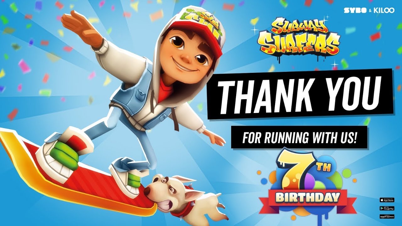 SYBO - Subway Surfers is the first game ever to reach a billion downloads  on Google Play! We're so proud of the hard work that the teams at SYBO and  Kiloo have