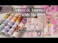 Unbox &amp; Journal with Me: International Shipping @SindhurasCrafts! Ep. 49 #unboxing #journaling