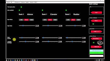 Cortex advance setup using software part 6 bank 1 and 2 tab