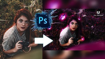 Neon Glowing Effect in Photoshop - Photoshop Manipulation | Photoshop Photo Editing